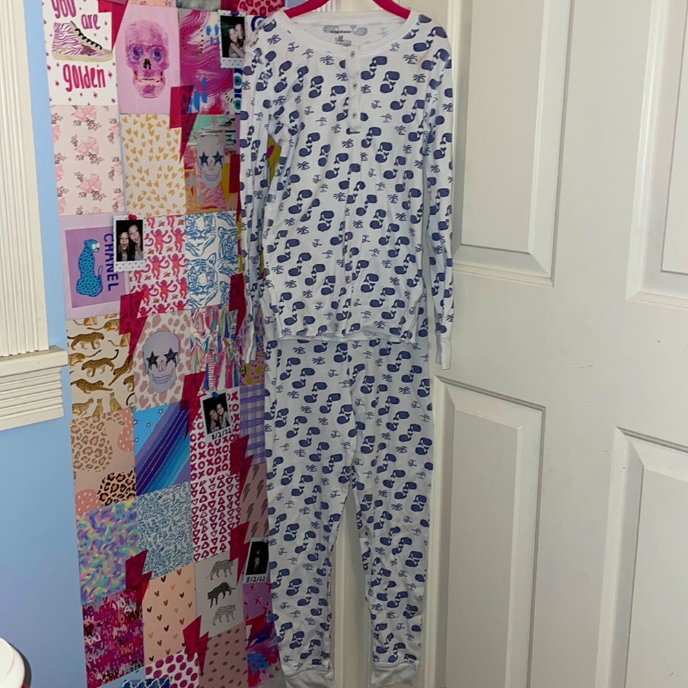 Roller Rabbit Kids Moby Pajamas - Blue